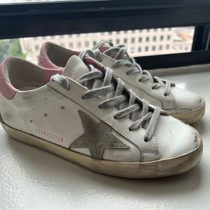 Golden Goose Leather Superstar Sneaker - barely worn
